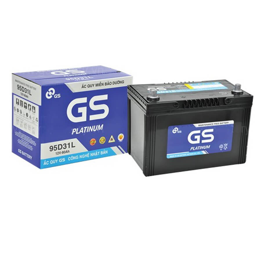 Ắc quy 12V-80Ah GS MF 95D31L